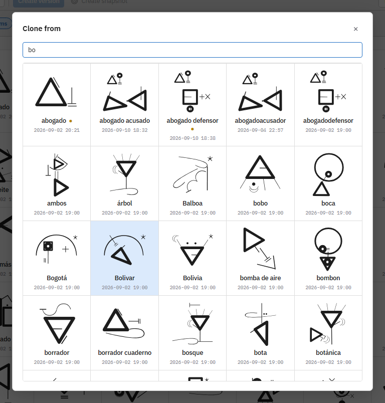 The item picker.