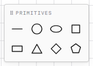 La boîte de primitives.