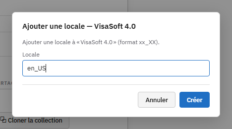 Le dialogue d’ajout de localisation.